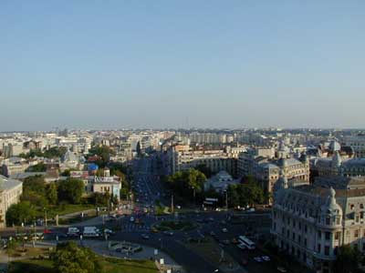 Bucharest from the hotel