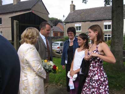 The Laphams with Missy.