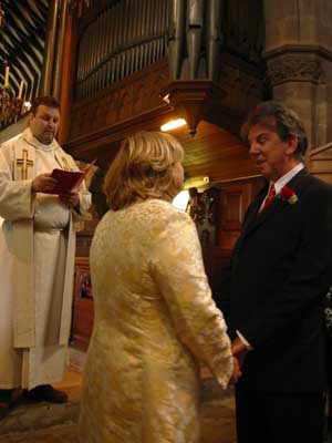 Mike saying vows to Missy.