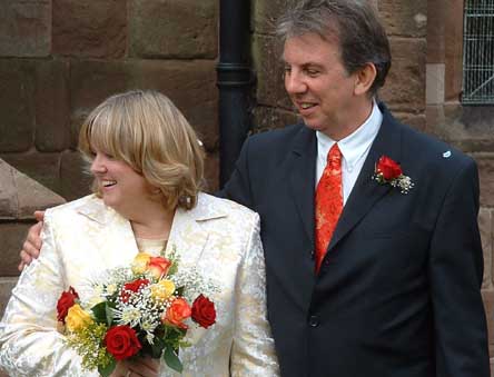 Missy & Mike, holding tight.