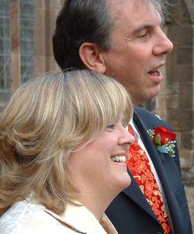 Just married.