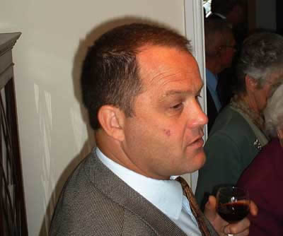 Andy Lapham at the reception.